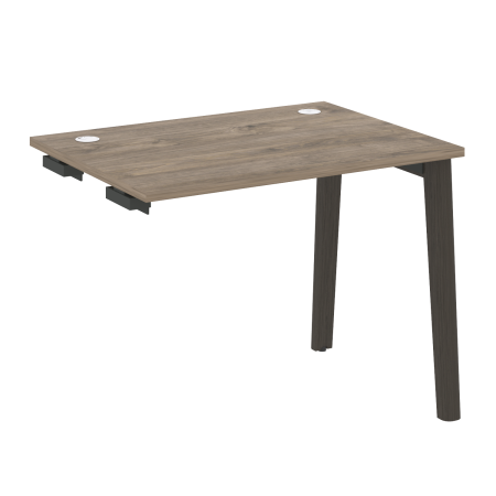 Стол-приставка к опорным элементам на деревянных опорах Onix Wood OW.SPR-1.7 980x720x750 (Тиквуд Темный/Дуб Темный)