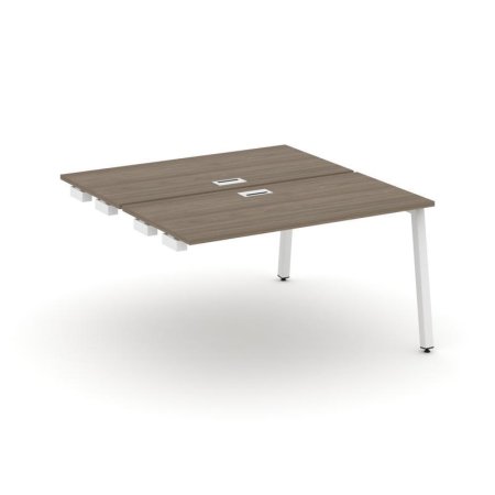 Стол-приставка к опорным элементам SN-5A.DPRS-023 (1380х1632х750) (Вяз Благородный/Металл Белый)