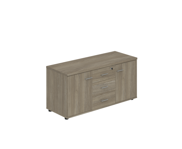 Тумба опорная (мобильная Wing WN.202.OD 1204x462x581 (Темный дуб)