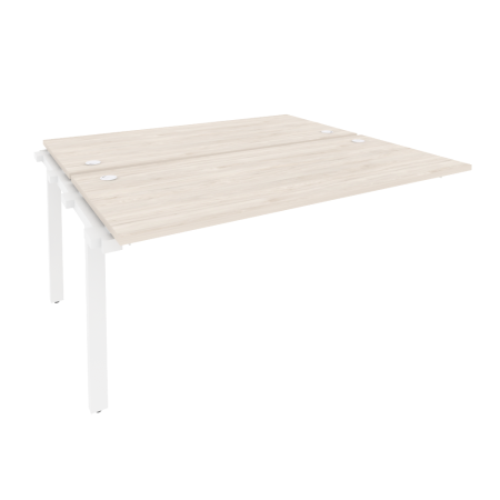 Наборный элемент рабочей станции на м/к Onix O.M-2.NRS-4.7 1580x1475x750 (Денвер Светлый/Белый Металл)