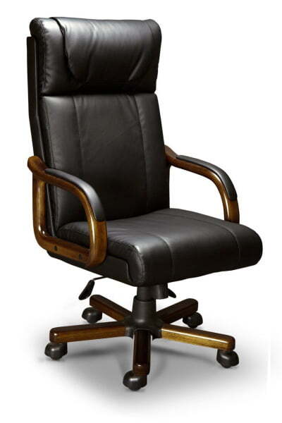 Кресло NAPOLI A LX кожа (Черный)