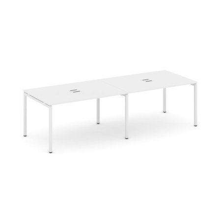 Стол переговорный SN-4P.SPRG-013 (2760х980х750) (Белый/Металл Белый)