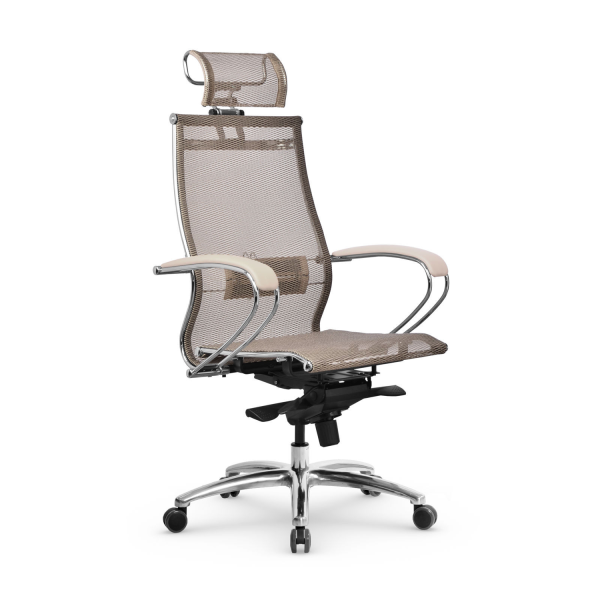 Кресло для руководителя Метта Samurai S-2.05 MPES (Темно-бежевый | Светло-бежевый)