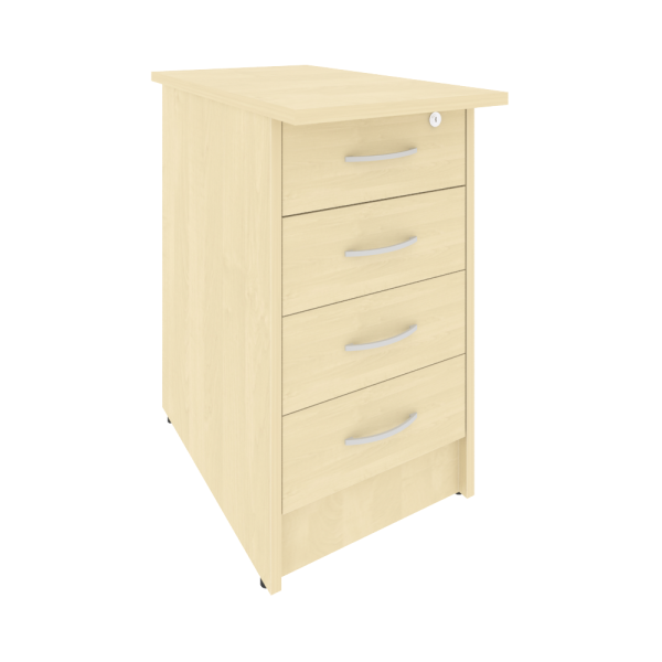 Тумба приставная с замком Riva А.ТП-4.2F-S 412x720x750 (Клен)