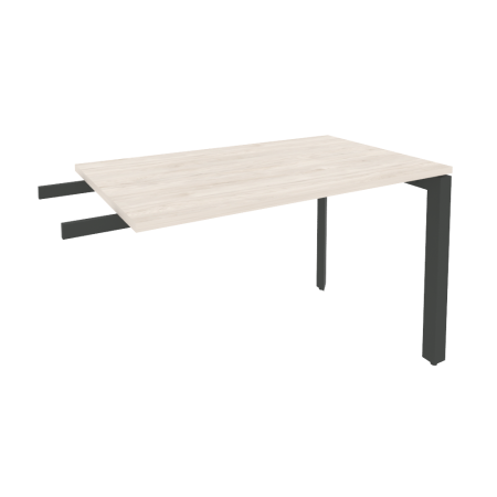 Брифинг-приставка на П-образном м/к Onix O.MP-BR-11 1180x720x750 (Денвер Светлый/Черный металл)