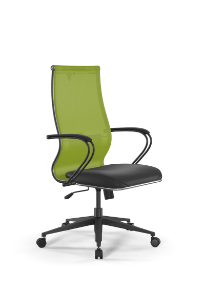 Кресло для руководителя Метта Sit 10 B2-163K - T+Extra /Km00/Wm12/K3bL(M09.B11.G19.W02) (Лайм | Черный)
