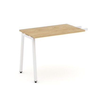 Брифинг-приставка SN-4A.BR-002 (780х600х750) (Тиквуд Светлый/Металл Белый)