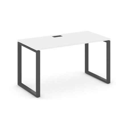 Стол письменный SN-6O.SP-011 (980х700х750) (Белый/Металл Антрацит)