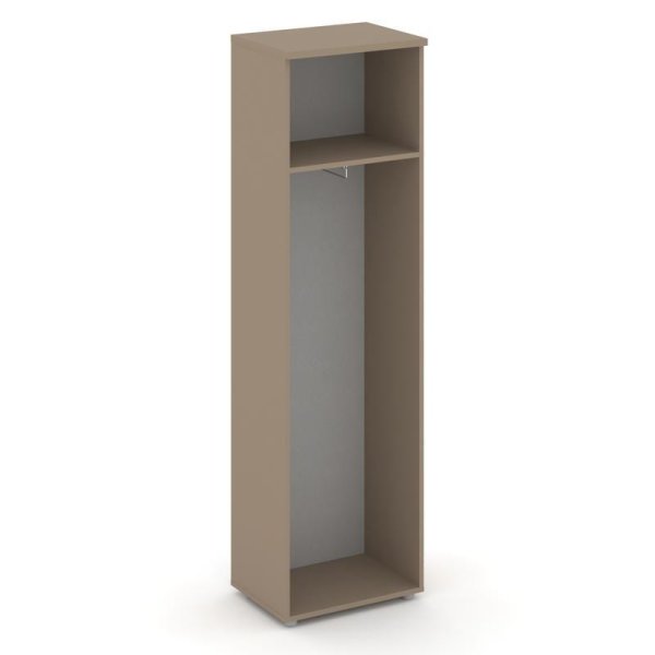 Гардероб узкий (правое исполнение) ES.GB-1 (R) (560х420х1977) (Латте/Тиквуд Светлый)