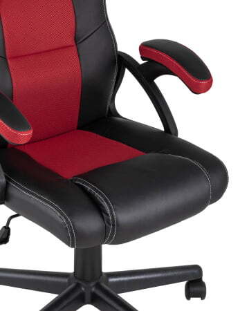 Кресло игровое TopChairs Concorde красное (Геймерское кресло Concorde красный)