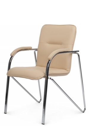 Стул Самба с мягкими подлокотниками SMB-01H Бежевый (Бежевый)