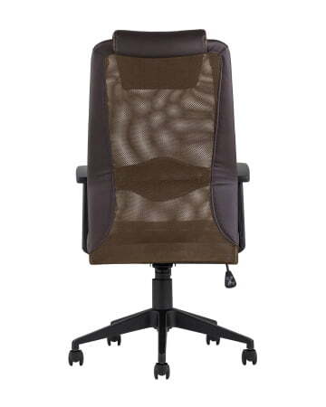 Кресло офисное TopChairs Studio коричневое (Компьютерное кресло Studio коричневый)