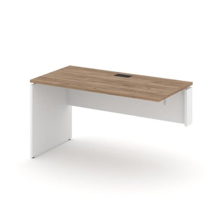 Стол-приставка к опорным элементам SN-D.OPRS-013(R) (1380х700х750) (Дуб Табак/Белый)