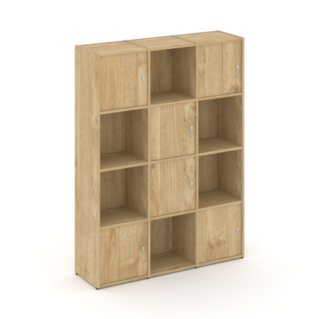 Стеллаж Locker Plus LK.K-006 1188x350x1593 (Тиквуд Светлый |)