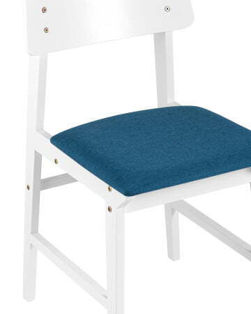Стул ODEN WHITE синий 2 шт, (Стул Oden Wood синий)