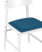 Стул ODEN WHITE синий 2 шт, (Стул Oden Wood синий)