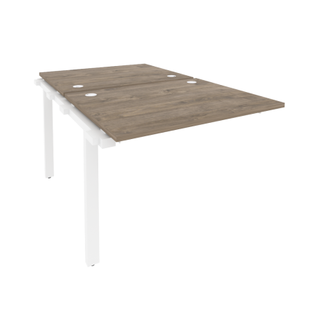 Наборный элемент рабочей станции на м/к Onix O.M-2.NRS-1.8 980x1635x750 (Тиквуд Темный/Белый Металл)