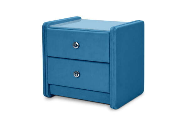 Тумба для спальни Lion (540x440x520) Голубой (Голубой)