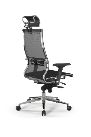 Кресло для руководителя Метта Samurai L2-5D - TS /Kc00/Nc00/D04P/H2cL-3D(M06.B32.G11.W03) (Черный)