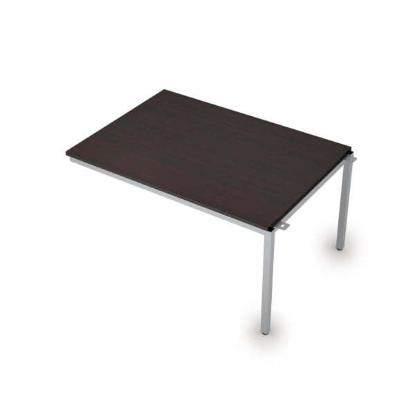 6МПС.003 Бенч-системы для переговорных столов, средний модуль (1400x1000x750) (Венге/Алюминий матовый)