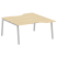 Рабочая станция криволинейная Metal System Style БА.РАС-СА-2.1 1600x1835x750 (Дуб Наварра/Серый металл)