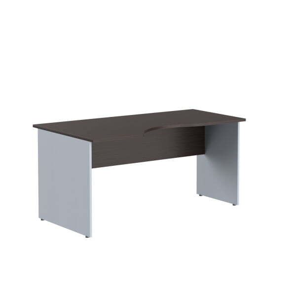 Стол криволинейный Имаго СА-1 Л 1600x900x755 (Венге-металлик)