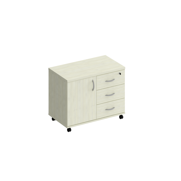 Тумба сервисная с ящиками Комфорт КФ К.306 796x450x620 (Дуб шамони светлый)