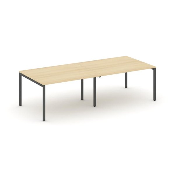 Стол переговорный SN-4P.SPRG-044.3 (3160х1180х750) (Акация Лорка/Металл Антрацит)