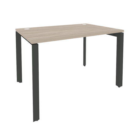 Стол рабочий на П-образном м/к Onix O.MP-SP-2.8 1180x800x750 (Дуб Аттик/Черный металл)
