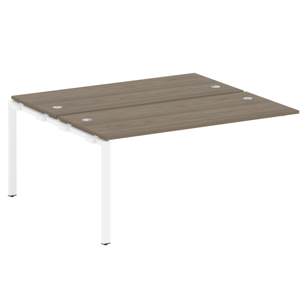 Проходной наборный элемент рабочей станции Metal System Style БП.ПРС-СП-2.4 1600x1475x750 (Вяз/Белый металл)