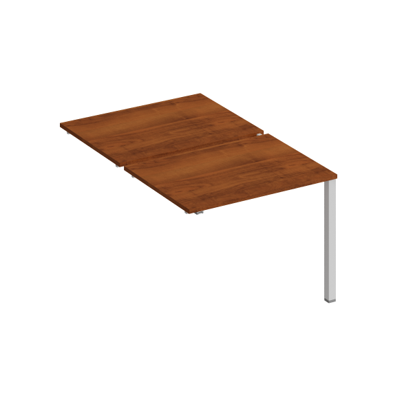 Секция стола рабочей станции на металлокаркасе КФ (2х100) Комфорт КФ К.1143-1 1000x1540x750 (Французский орехСерый)