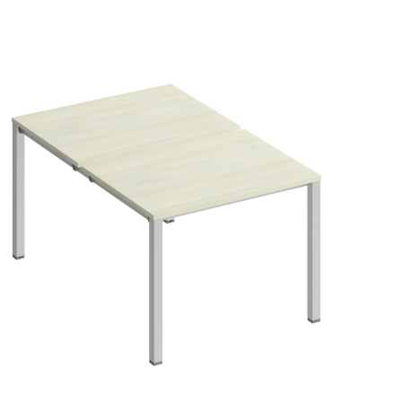 Рабочая станция на металлокаркасе КФ (2х120) Комфорт КФ К.1144 1200x1540x750 (Дуб шамони светлыйСерый)