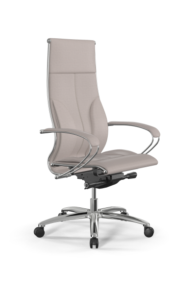 Кресло для руководителя Метта Samurai L1-10K - Infinity /Kc06/Nc06/K2cL(M26.B31.G20.W03) (Светло-бежевый)