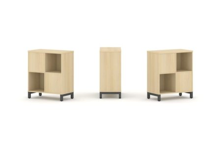 Набор стеллажа 2-х сторонний, 2 яруса SN.NSD-221 (754х400х881) (Акация Лорка/Металл Антрацит)