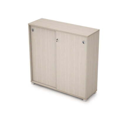 6ШКЗ.013 Шкаф-купе с замком (1237x400x1205) (Шамони светлый)