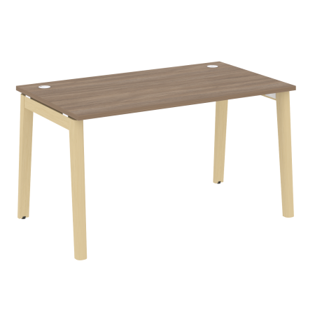 Стол рабочий на деревянных опорах Onix Wood OW.SP-3.8 1380x800x750 (Дуб Аризона/Дуб Светлый)
