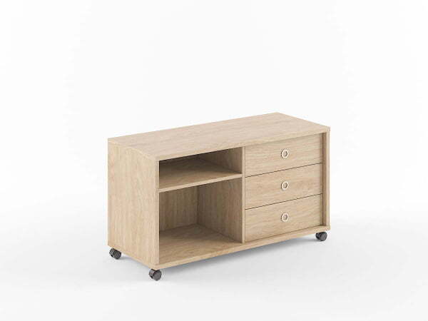 Тумба мобильная серии Born В202 1200x500x660 (Дуб Девон)