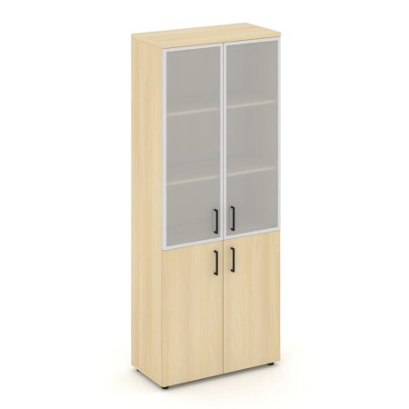 Шкаф высокий широкий SN.STS.E-103 (796х400х1982) (Акация Лорка/Сатин)