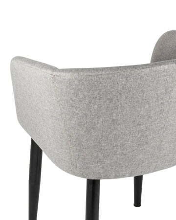 Кресло Ральф рогожка серый (Стул-кресло Ральф серый)