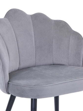 Стул Камилла велюр серый (Стул Камилла серый)