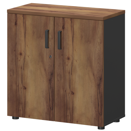 Шкаф Смарт СМШ-28Д Тип2 792x380x1214 (Графит/Таксония)