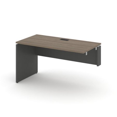 Стол-приставка к опорным элементам SN-D.OPRS-013(R) (1380х700х750) (Вяз Благородный/Антрацит)