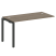 Проходной наборный элемент рабочей станции Metal System Style БП.ПРС-СП-1.3 1400x720x750 (Дуб Наварра/Серый металл)