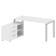 Рабочая станция с опорной тумбой левая Metal System Style БП.РС-СТС-2.4 Л 1700x1520x750 (Дуб Наварра/Серый металл)