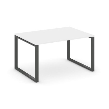 Стол переговорный SN-6O.SPRG-003.3 (1380х980х750) (Белый/Металл Антрацит)