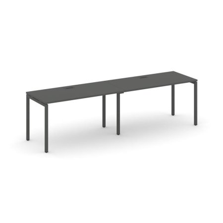 Рабочая станция 1 сторонняя SN-4P.ORS-002 (2360х600х750) (Антрацит/Металл Антрацит)
