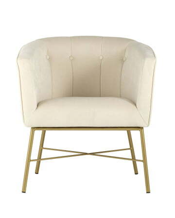 Кресло Шале велюр бежевый (Стул-кресло Шале бежевый)