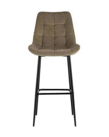 Стул барный Флекс велюр капучино (Стул барный Флекс капучино)