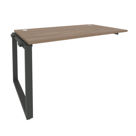 Наборный элемент рабочей станции на О-образном м/к Onix O.MO-1.NRS-3.8 1380x800x750 (Дуб Аризона/Черный металл)