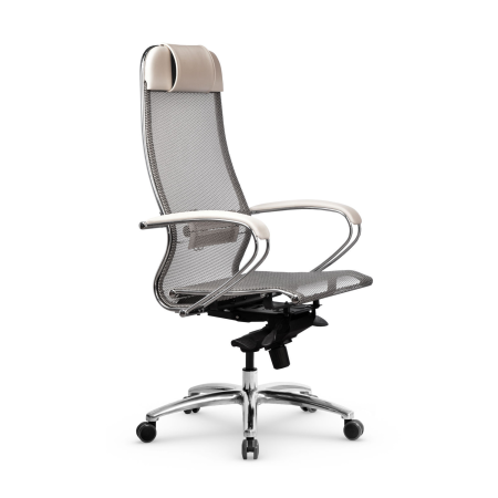 Кресло для руководителя Метта Samurai S-1.04 MPES (Темно-бежевый | Светло-бежевый)